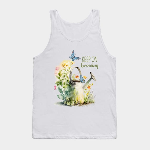 Watering Can Melody Tank Top by Jean Plout Designs